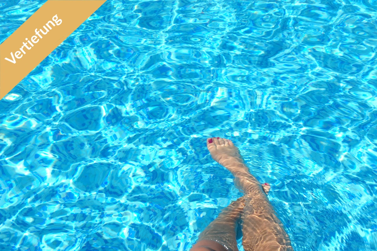 Füsse im Pool – Wissen und Training für den Beckenboden